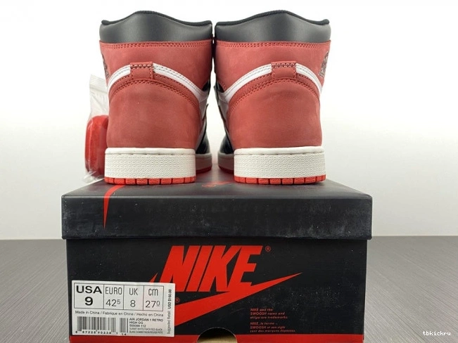 Cheap TBK Red' 555088-112 OG Jordan High Air Retro 1 'Track 0711